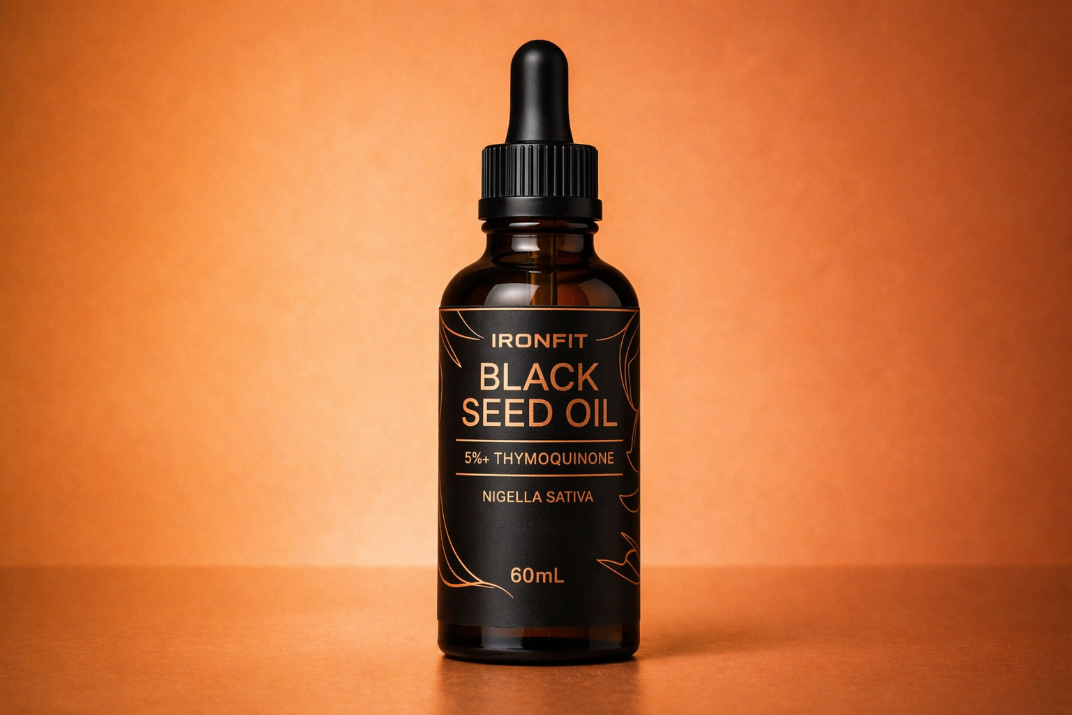 IronFit Black Seed Oil, cold-pressed, 5% thymoquinone
